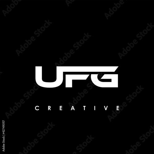 Bild auf Leinwand UFG Letter Initial Logo Design Template Vector Illustration