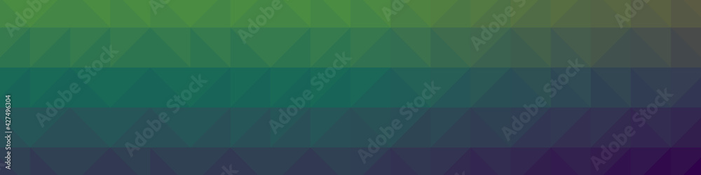 Fototapeta premium Abstract color Low-Polygones Generative Art background illustration