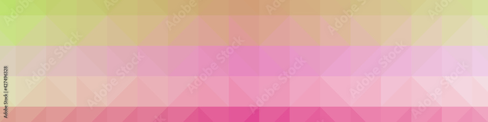 Fototapeta premium Abstract color Low-Polygones Generative Art background illustration