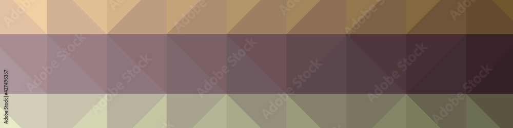 Fototapeta premium Abstract color Low-Polygones Generative Art background illustration