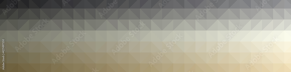 Obraz premium Abstract color Low-Polygones Generative Art background illustration