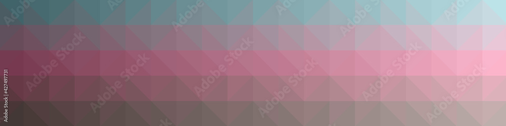 Obraz premium Abstract color Low-Polygones Generative Art background illustration