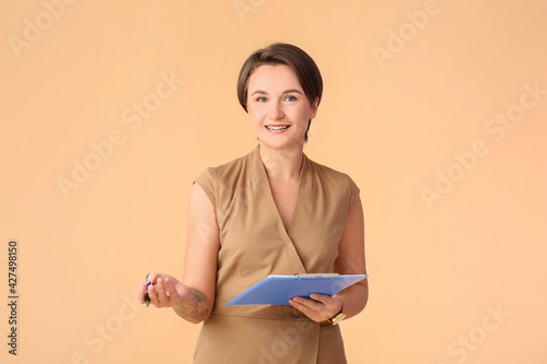 Portrait of female psycholo...