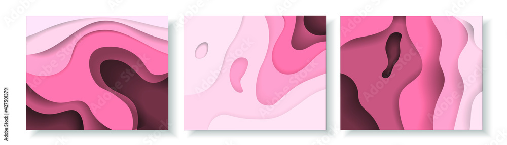 Abstract background paper pink. A4 abstract color 3d paper art illustration set. Contrast colors. Vector design layout for banners presentations, posters and invitations.Illusion of depth. Eps10. Abstract background paper pink. A4 abstract color 3d paper art illustration set. Contrast colors. Vector design layout for banners presentations, posters and invitations.Illusion of depth. Eps10.