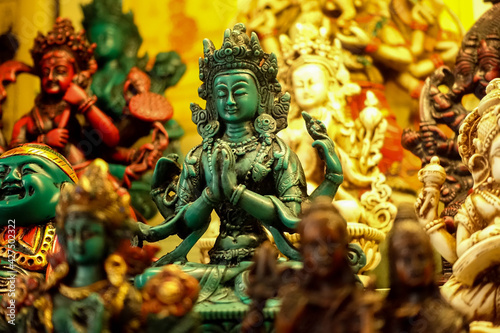 buddhism, san diego, religion, buddha statue, colour, peace, praying, yellow background, us