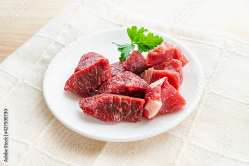 牛角切り肉