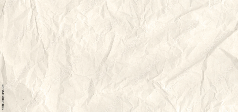 Old crumpled paper texture background. Horizontal banner Stock Photo |  Adobe Stock