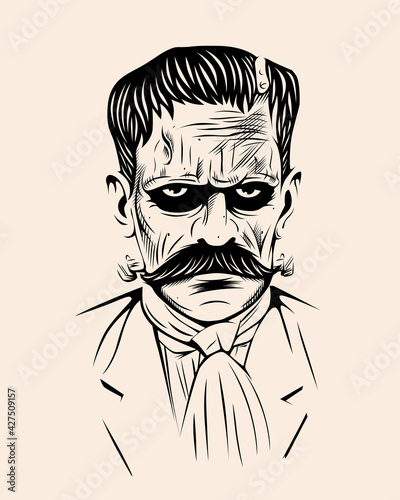 Mounstruo revolucionario mexicano