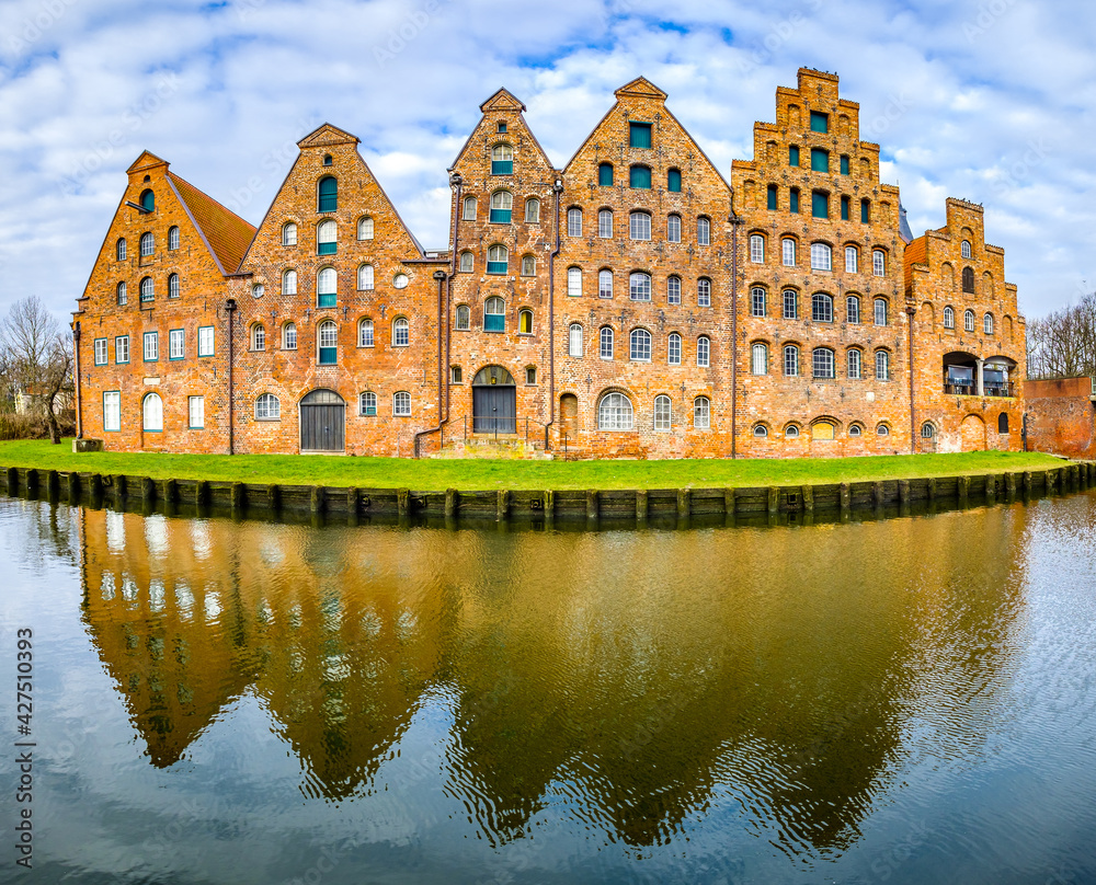 old town of lubeck in germany old town of lubeck in germany