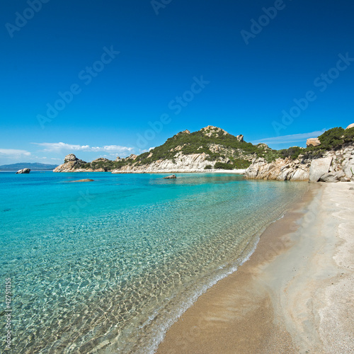 Fototapeta Naklejka Na Ścianę i Meble -  Parco Nazionale Arcipelago di La Maddalena. Paesaggio marino, isola Spargi, Cala Corsara