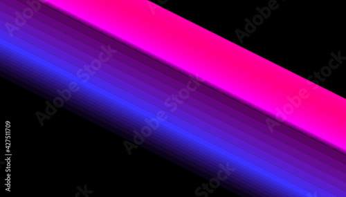 Retro 80s space art. Blue, pink, purple.