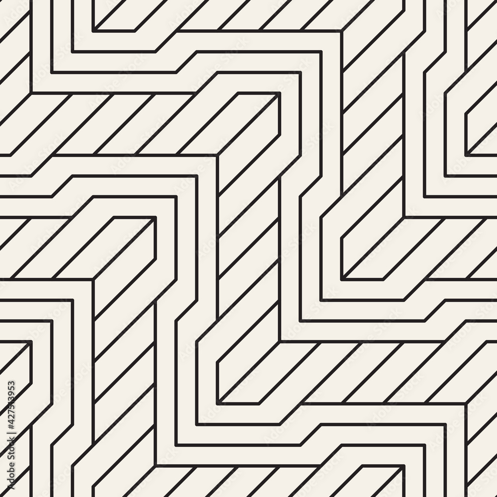 Vector seamless pattern. Modern stylish abstract texture. Repeating geometric tiles Vector seamless pattern. Modern stylish abstract texture. Repeating geometric tiles