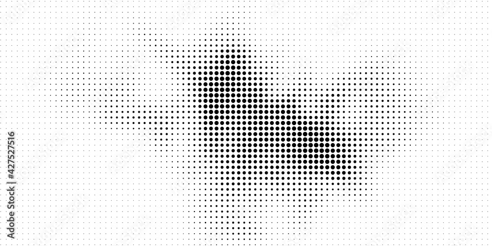 Fototapeta premium Halftone texture with dots. Vector. Modern background.
