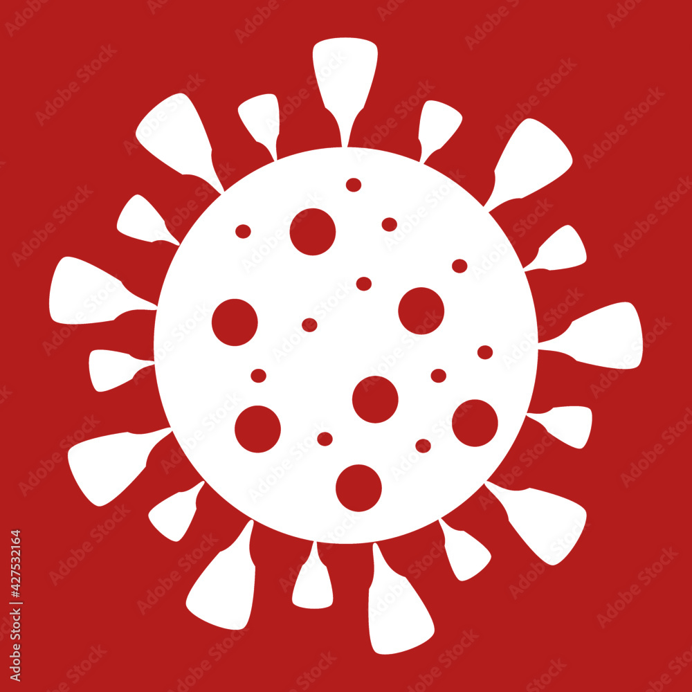 Naklejka premium Vector illustration of Coronavirus in Covid 19 pandemic.