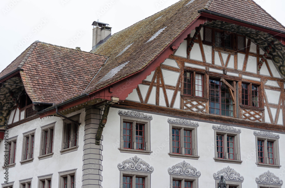 Fachwerkhaus, Altstadt Aarau, Schweiz