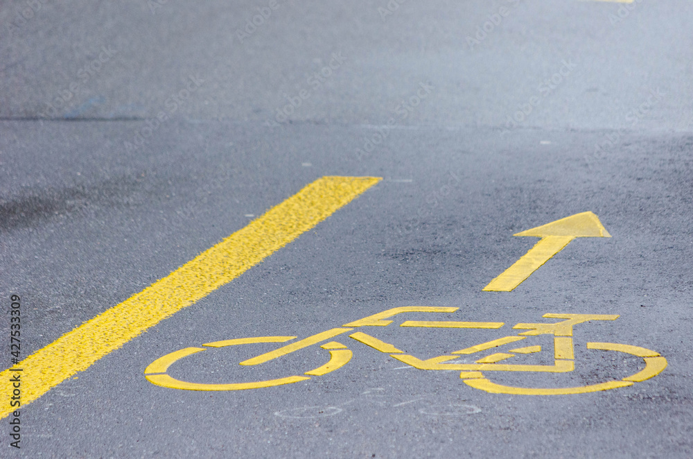 Obraz premium Veloweg, Fahrradweg, Schweiz