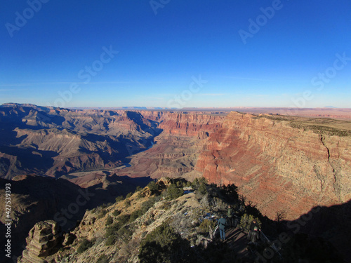 scenic view of the rock formations in the grand canyon 