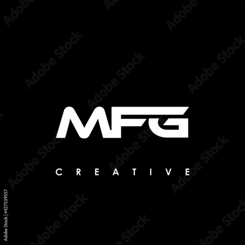 MFG Letter Initial Logo Design Template Vector Illustration photo