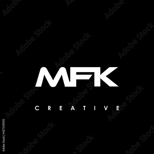 MFK Letter Initial Logo Design Template Vector Illustration