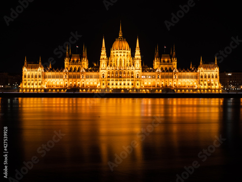 Parliament of Hungary at night
