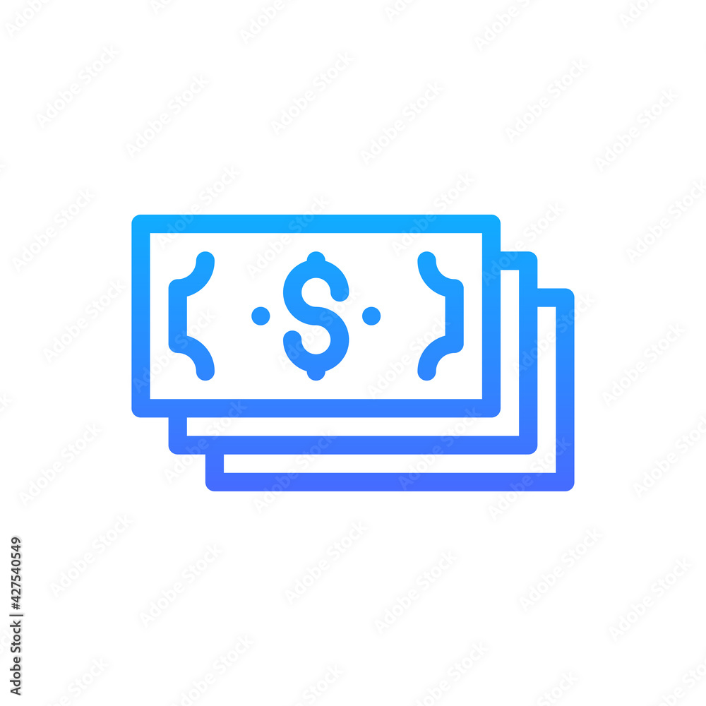 Banknote Vector Icon. Hotel and Services Symbol EPS 10 Banknote Vector Icon. Hotel and Services Symbol EPS 10