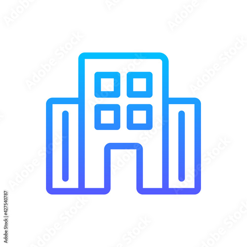 Luxury Hotel Vector Icon. Hotel and Services Symbol EPS 10 File