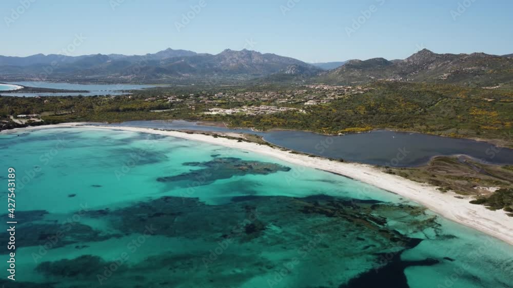 Veduta Aerea della Bellissima Spiaggia di lu Impostu in località San Teodoro