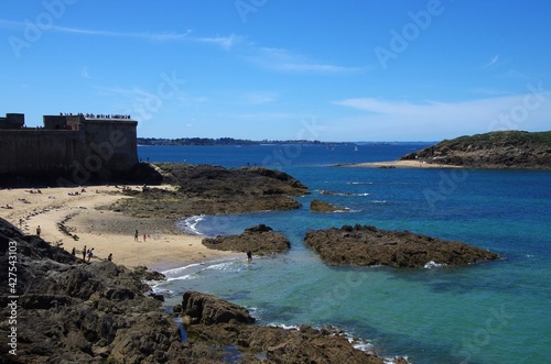 The Be island in St Malo in Brittany, in France
