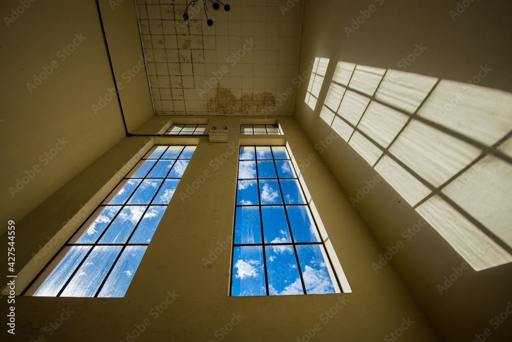 Window images. Vintage, architecture and decoration.