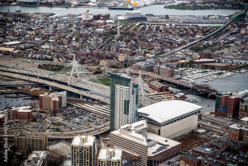 Aerial View of Boston