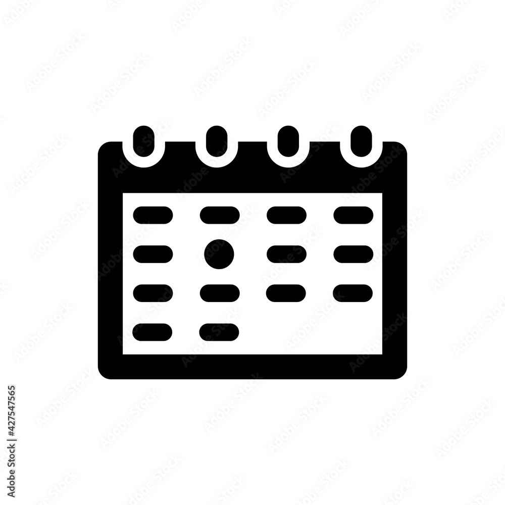 Calendar schedule icon Calendar schedule icon