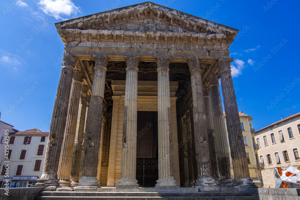 Temple of Augustus and Livia in Vienne, France