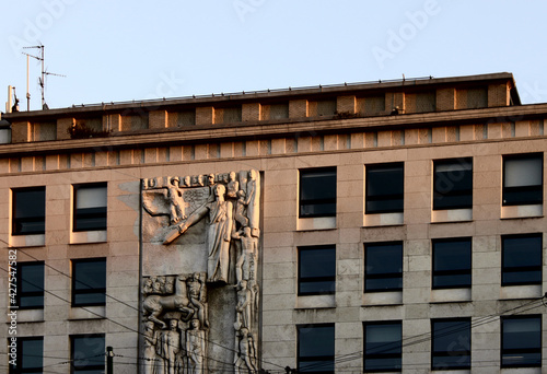 Fényképezés Milan example of fascist modernism: palace of information, 1942.