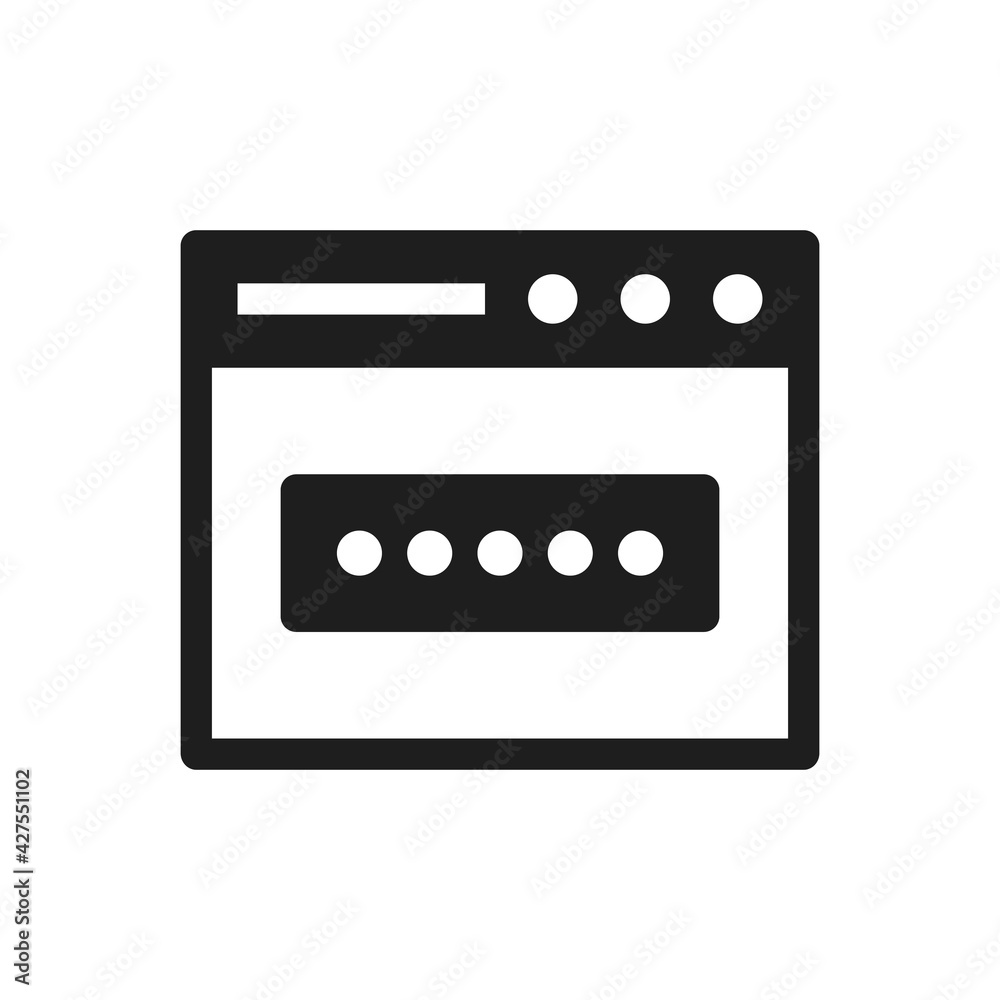 password security website icon sign symbol password security website icon sign symbol