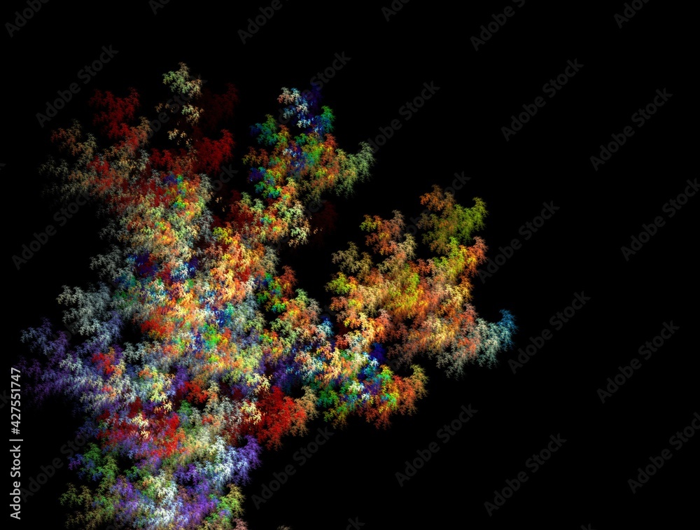 Imaginatory fractal background generated Image