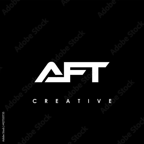 Vászonkép AFT Letter Initial Logo Design Template Vector Illustration