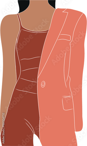 Woman business suit
