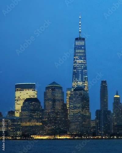city skyline One World Trade Center