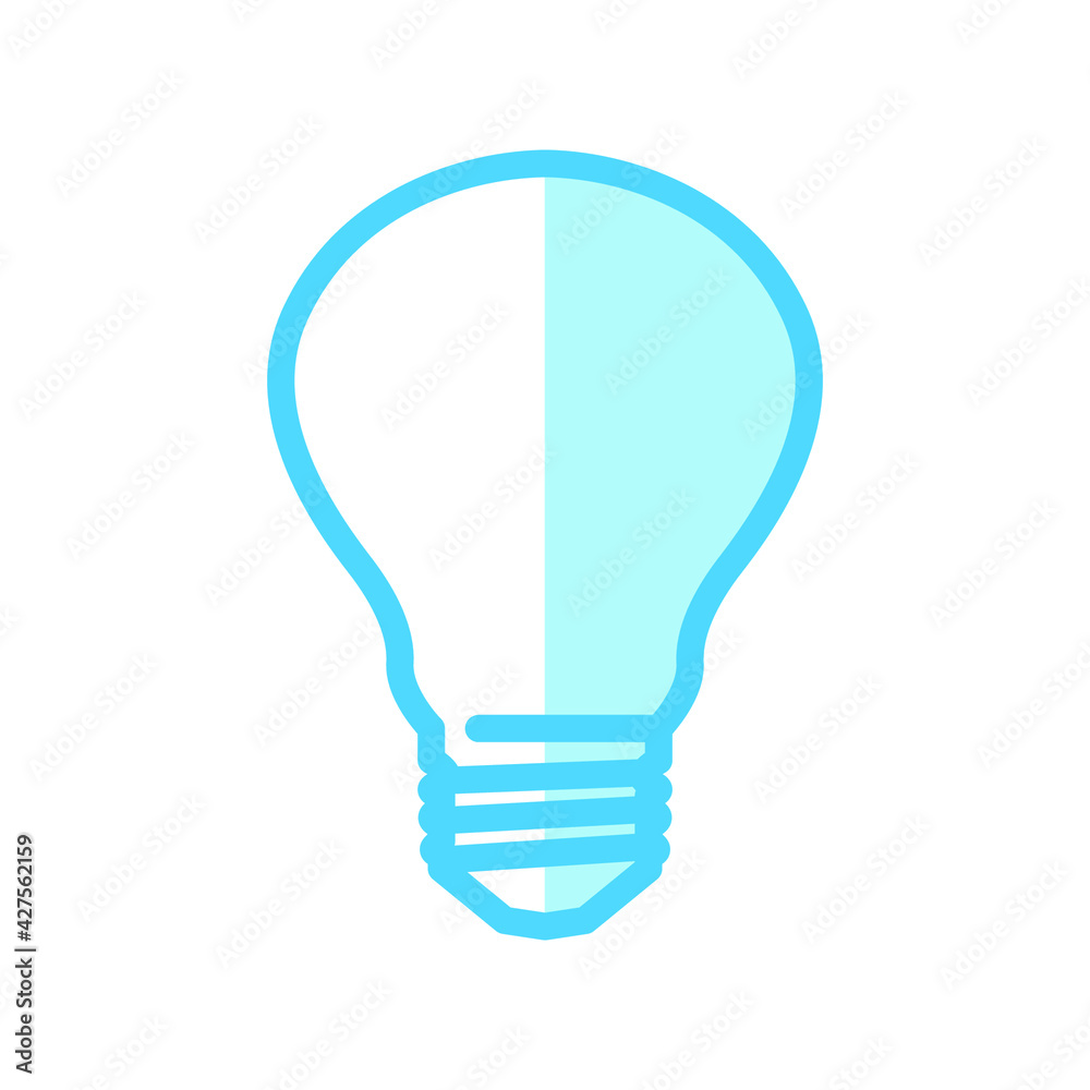 Illustration Vector graphic of bulb icon Illustration Vector graphic of bulb icon