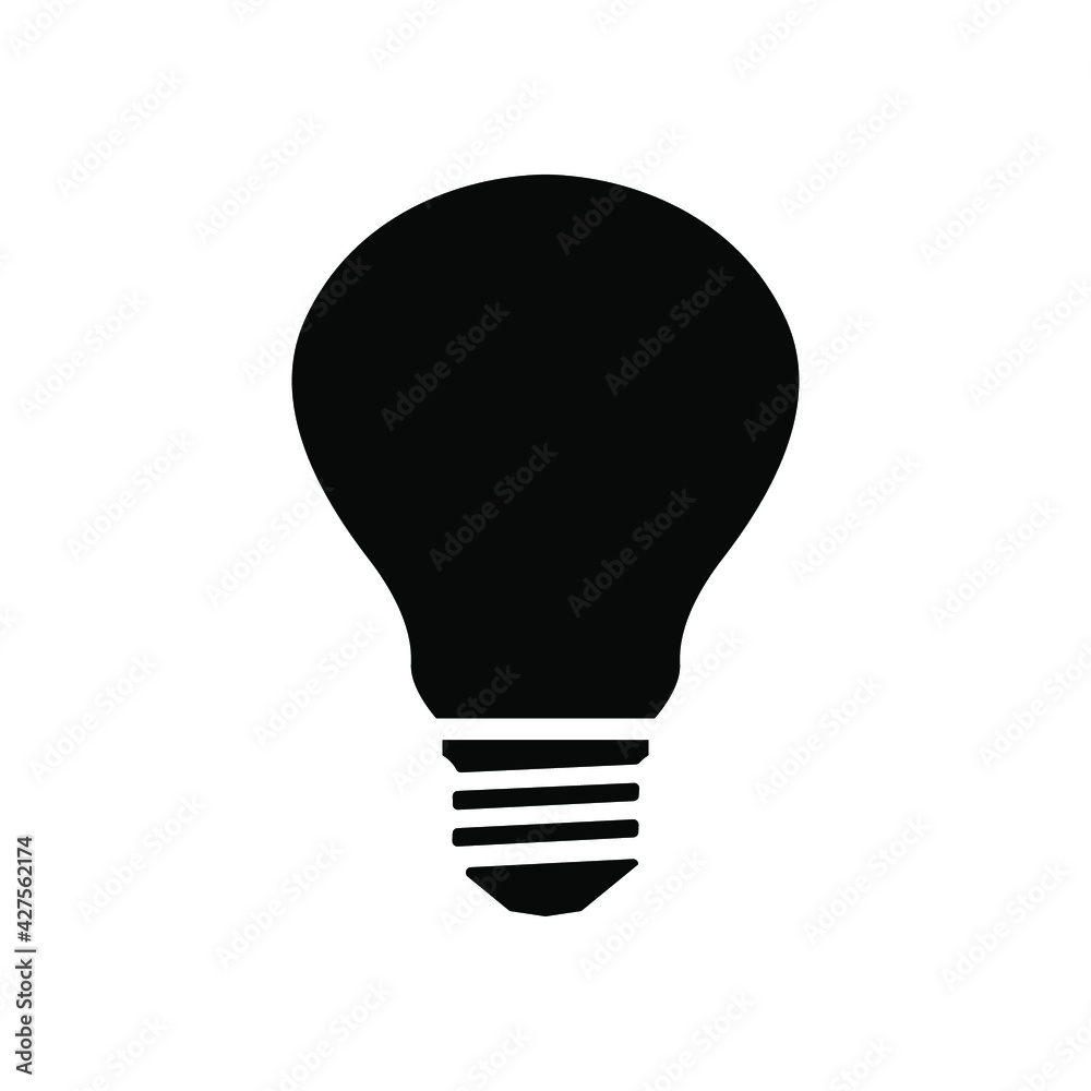 Illustration Vector graphic of bulb icon Illustration Vector graphic of bulb icon