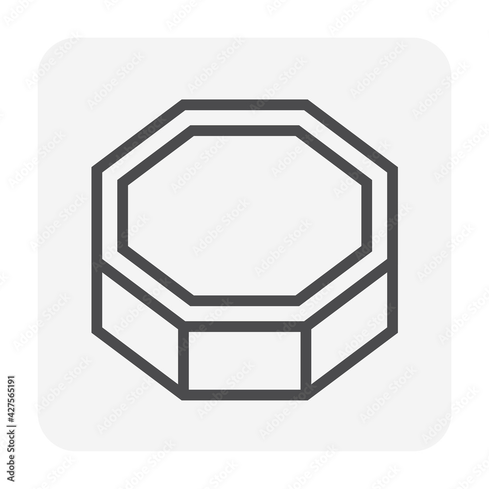 Concrete paver block pavement floor or brick vector icon. For landscape, outdoor, garden by paving on ground to create truncated square tiling pattern. That sidewalk, road, patio, path, street walkway Concrete paver block pavement floor or brick vector icon. For landscape, outdoor, garden by paving on ground to create truncated square tiling pattern. That sidewalk, road, patio, path, street walkway