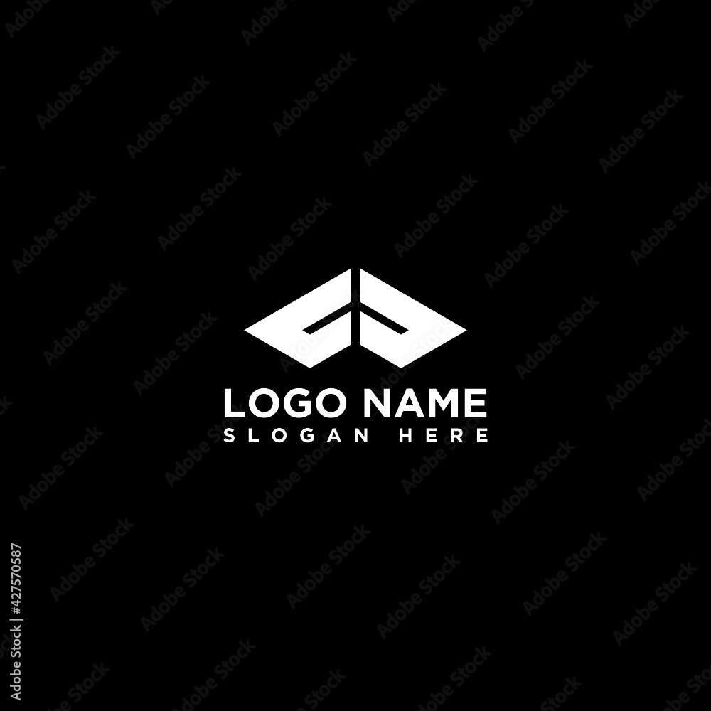 Obraz premium logo cc. airplane logo