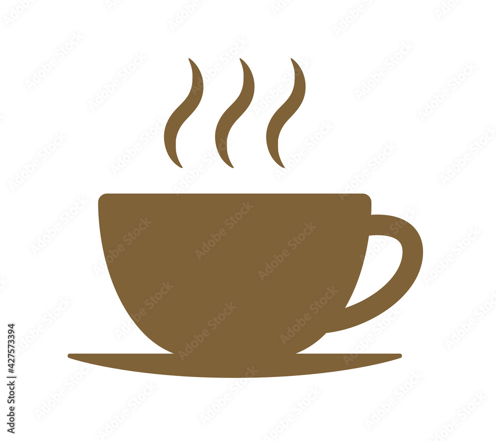 かわいいコーヒーカップのアイコン Stock Vector Adobe Stock