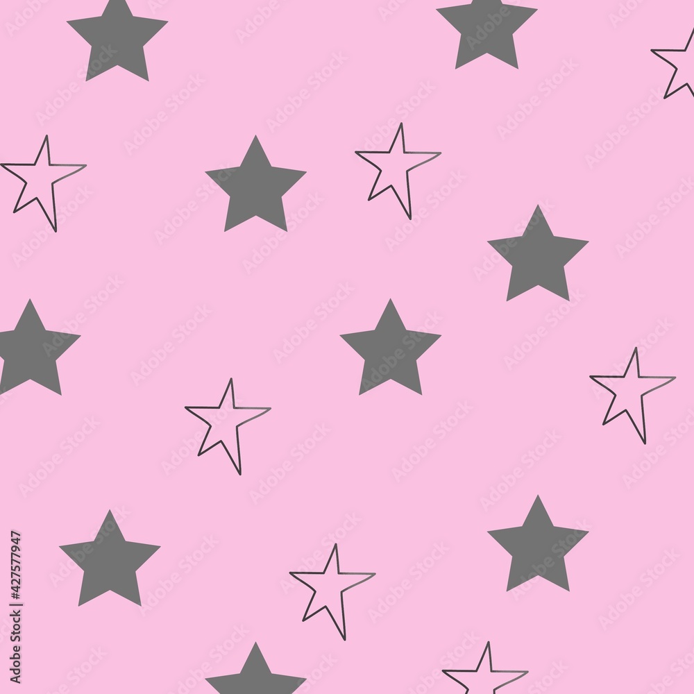 Childish graphic of typographic print. Graphics for girl textile printing. Childish graphic of typographic print. Graphics for girl textile printing.