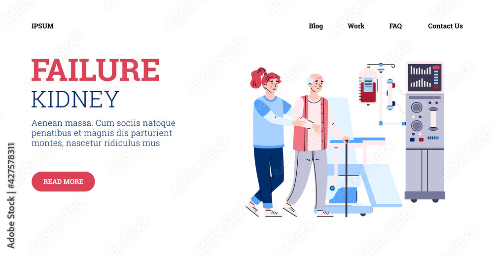 © Kudryavtsev - Elderly patient with kidney failure disease getting hemodialysis procedure. © Kudryavtsev - Elderly patient with kidney failure disease getting hemodialysis procedure.