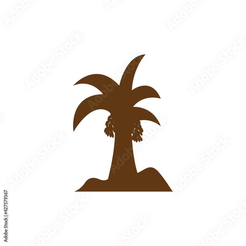 date fruit tree vector illustration design