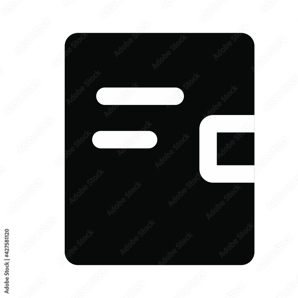 black and white icon in the form of a daily planner. the icon is suitable for the design of stories and websites black and white icon in the form of a daily planner. the icon is suitable for the design of stories and websites