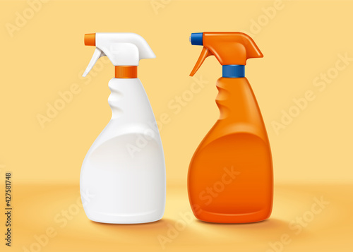 Plastic trigger spray bottles
