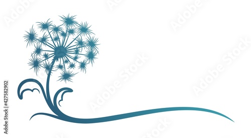 The symbol of field dandelion Flower.