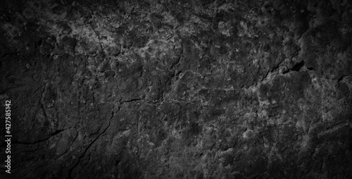 macro photo of black brick with visible texture. background